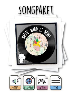 Songpaket: Heute wird es bunt