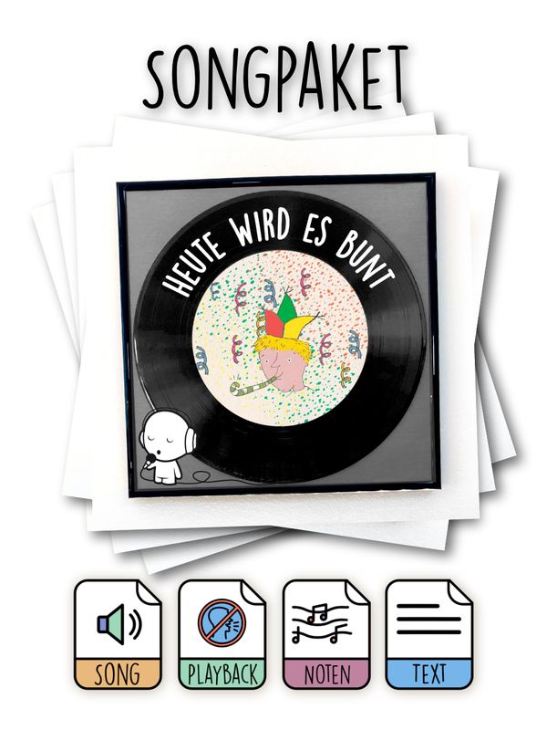Songpaket: Heute wird es bunt