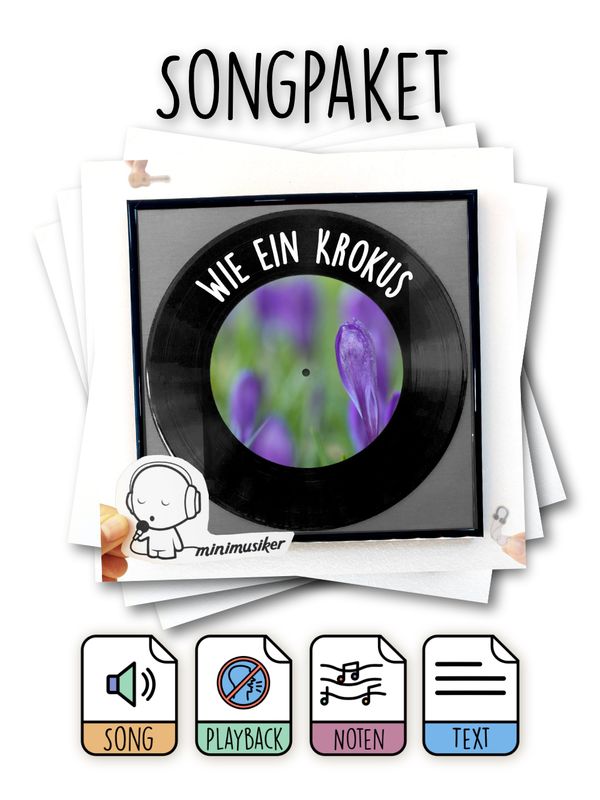 Songpaket: Wie ein Krokus