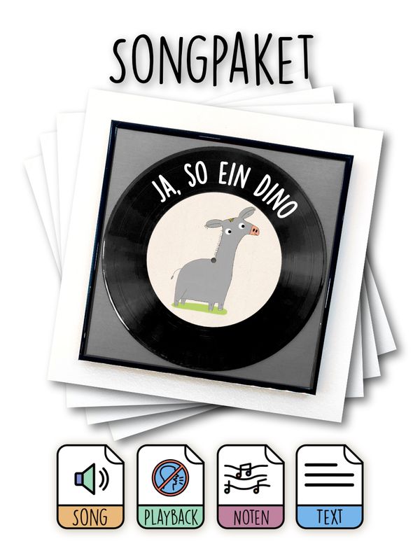 Songpaket: Ja, so ein Dino