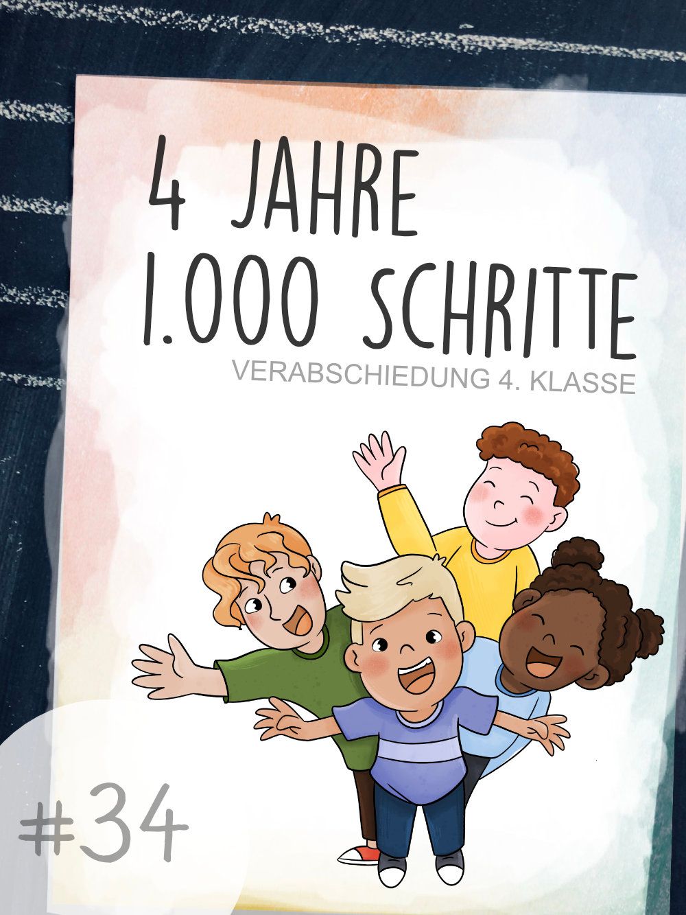 Materialpaket: 4 Jahre, 1000 Schritte