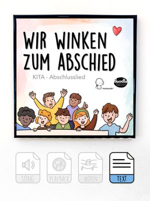 Wir winken zum Abschied (Verabschiedung KiTa)