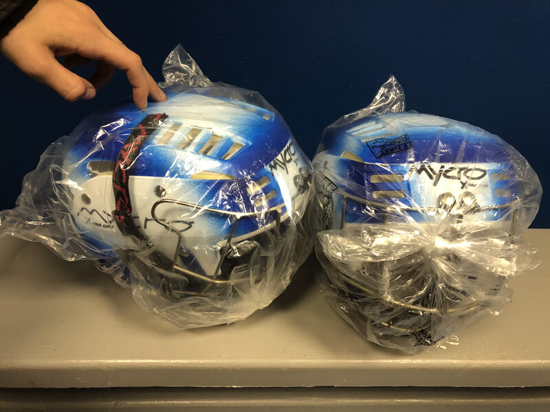 Mycro Helmet Faded blue/white