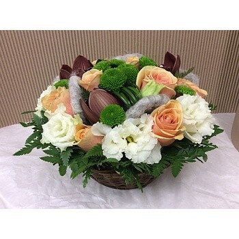 Panier fleurettes saumoné