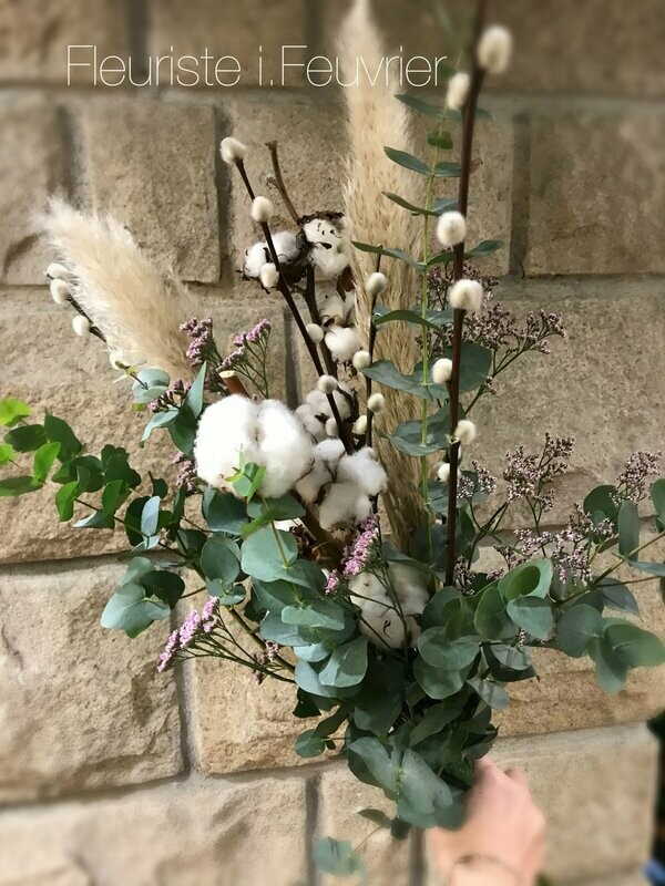 Le bouquet Pampa/coton