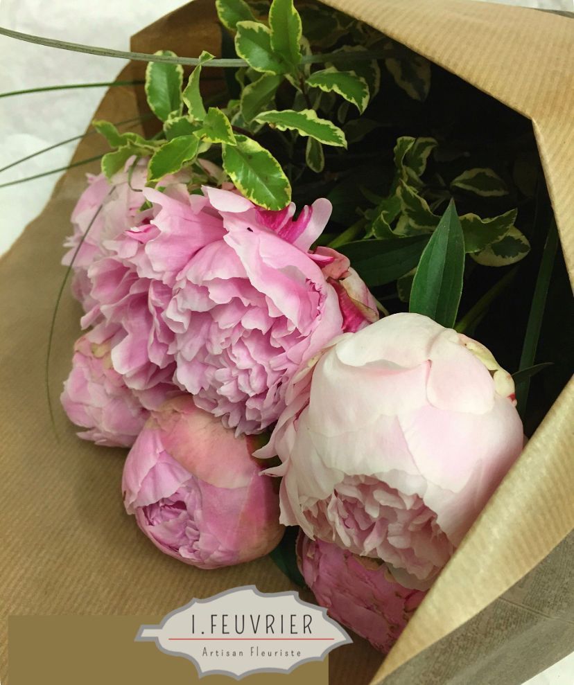 La Brassée  de 7 pivoines