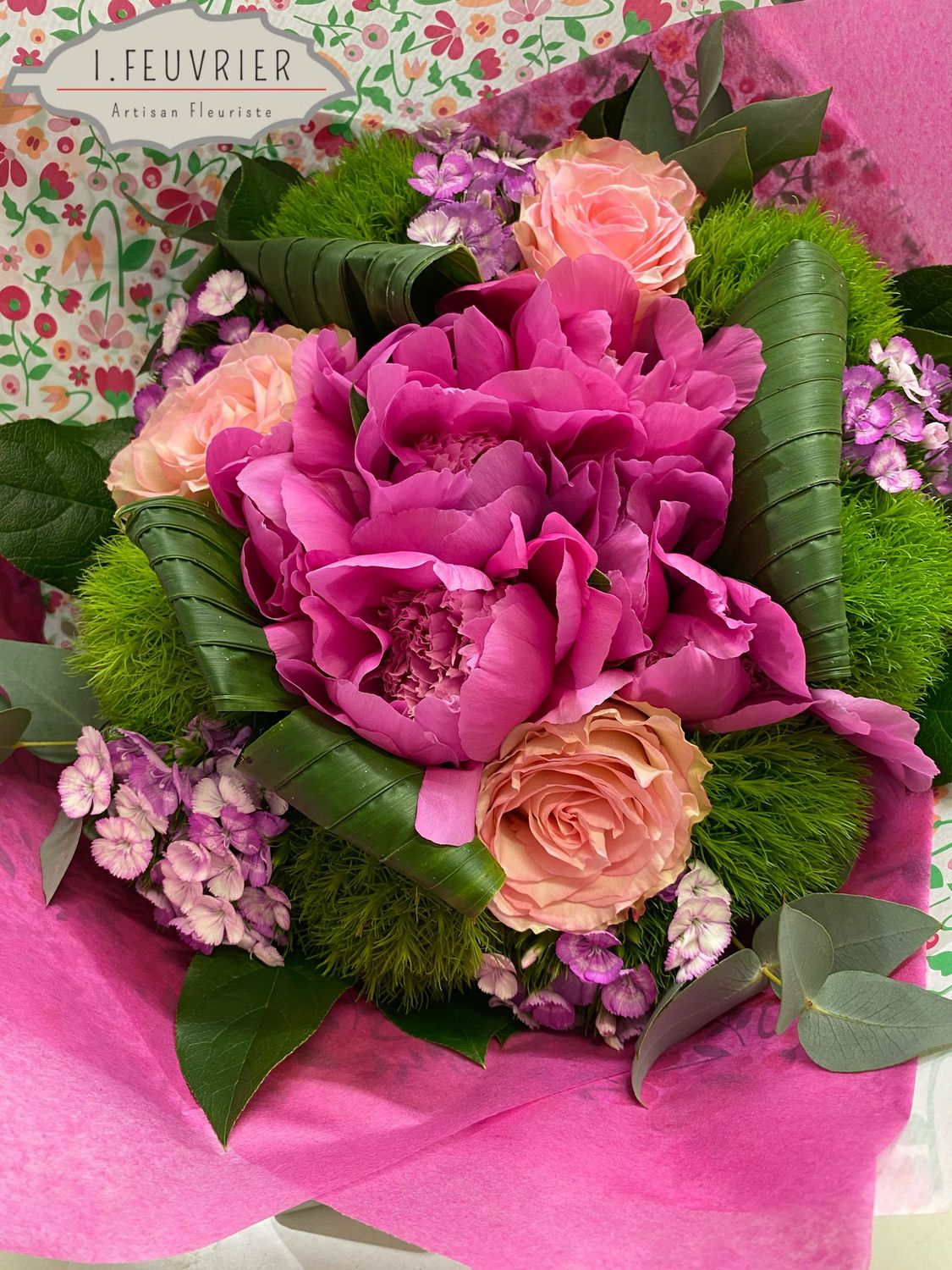 Le Bouquet Liberté de pivoines