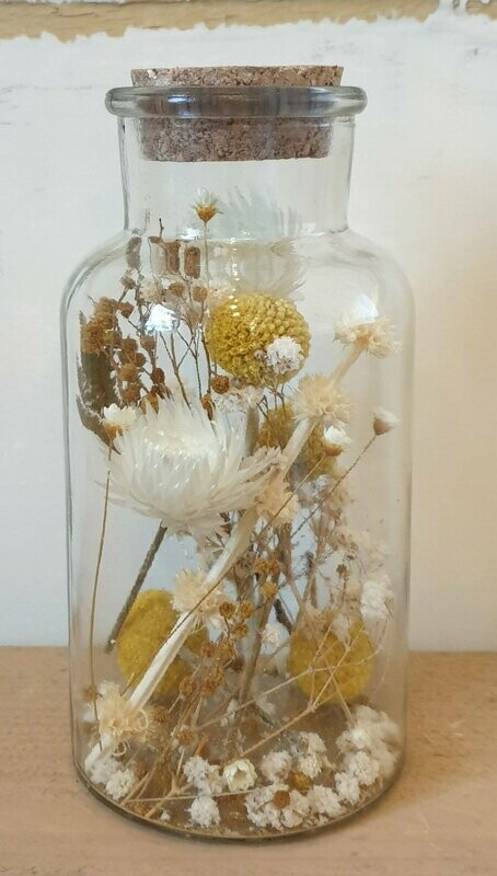 Flowers in a bottle