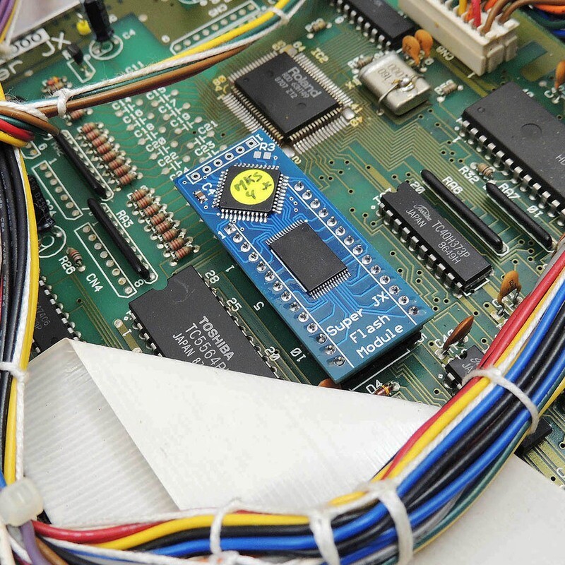 Installation of Vecoven Super-JX Flash Module for Roland Super-JX