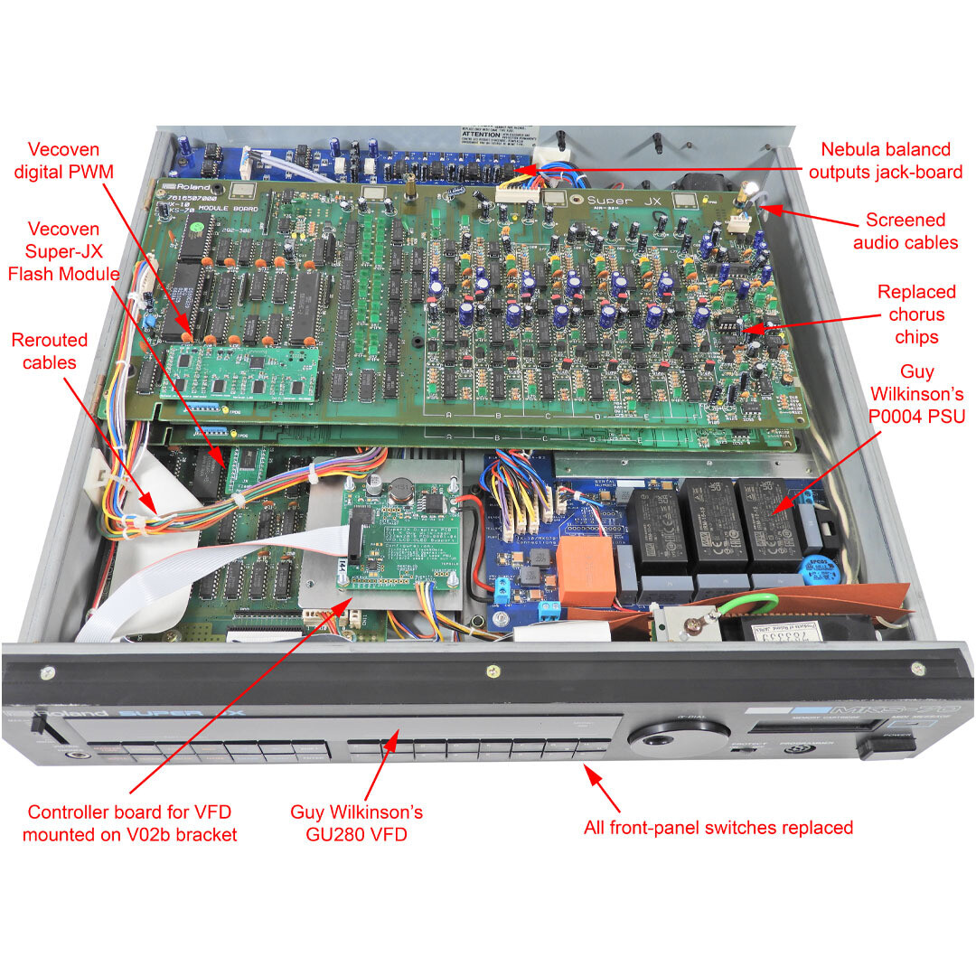Installation of Mega upgrade bundle for the Roland MKS-70 Installation of Mega upgrade bundle for the Roland MKS-70