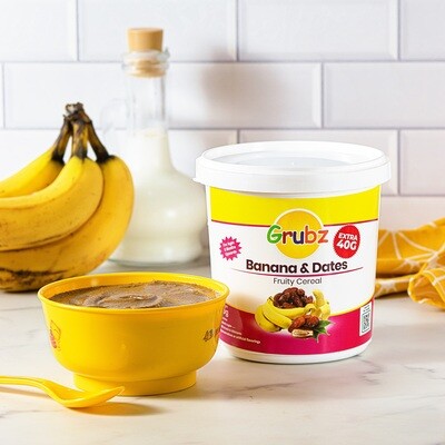 Grubz Banana and Dates Fruity Cereal