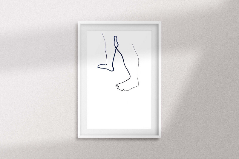 “Standing” original hand drawing