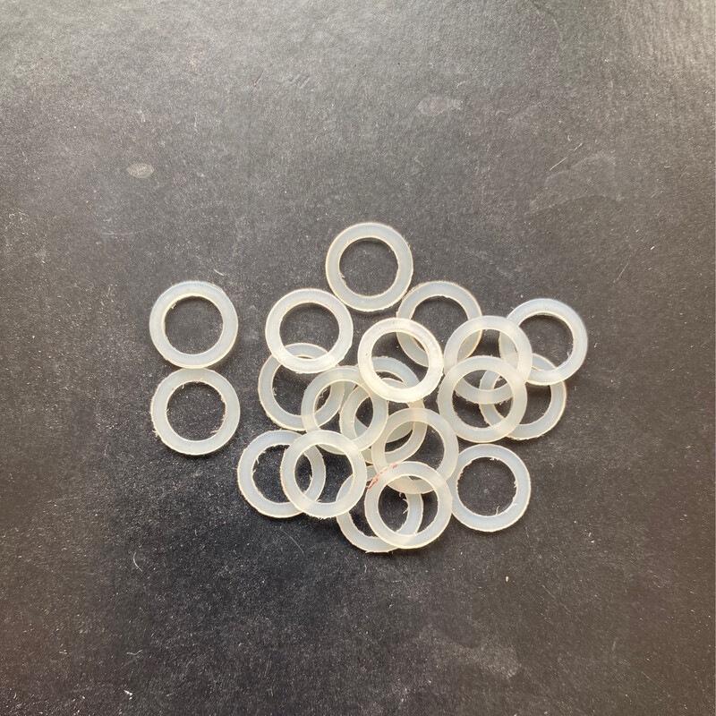 12.1mm O/D X 8.3mm I/D X 0.8mm Thk