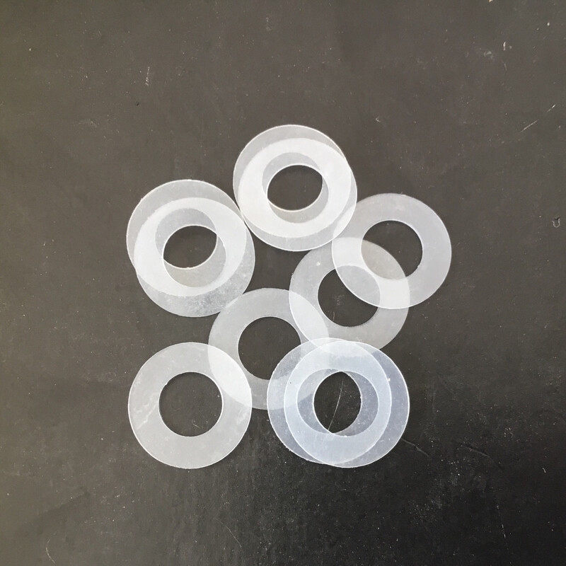 15.4mm O/D X 7.9mm I/D X 0.5mm Thk