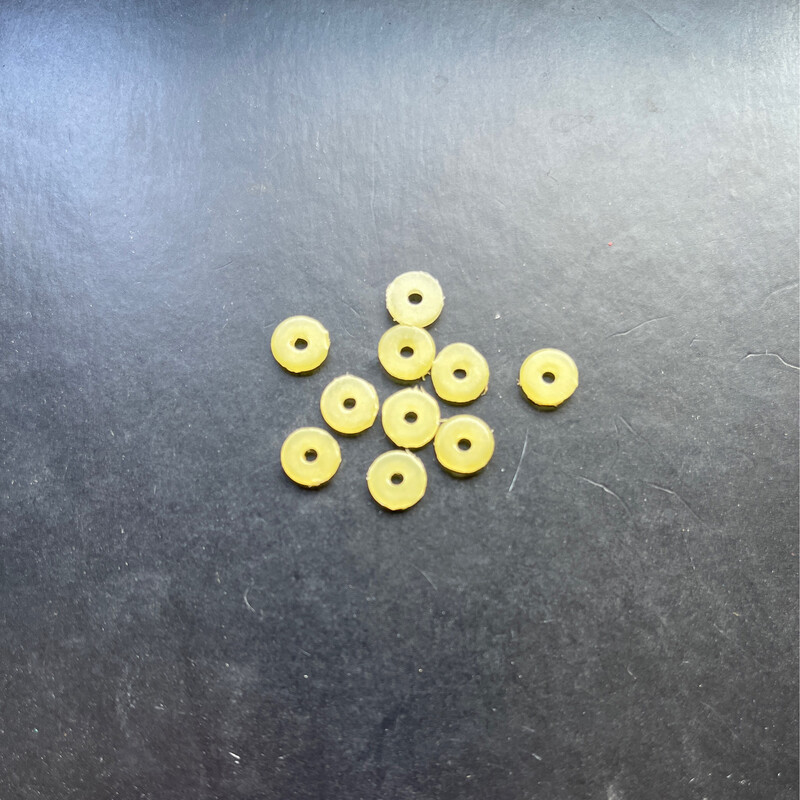 Beige 7.1mm O/D X 1.8mm I/D X 1.8mm Thk
