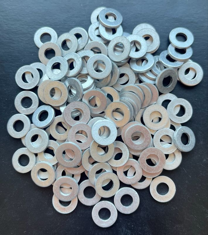 12.8mm O/D X 6.3mm I/D X 1.5mm Thk 12.8mm O/D X 6.3mm I/D X 1.5mm Thk