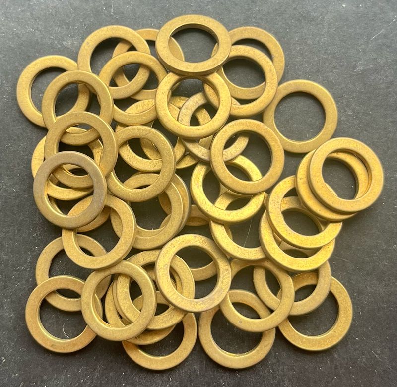 14.4mm O/D X 9.2mm I/D X 1.5mm Thk 14.4mm O/D X 9.2mm I/D X 1.5mm Thk