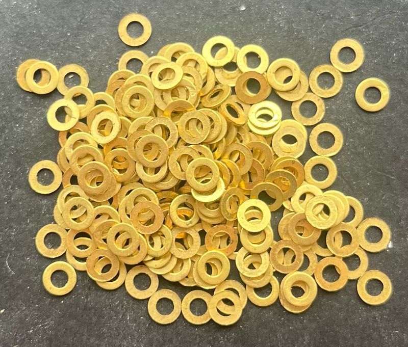 4.6mm O/D X 2.5mm I/D X 0.5mm Thk 4.6mm O/D X 2.5mm I/D X 0.5mm Thk