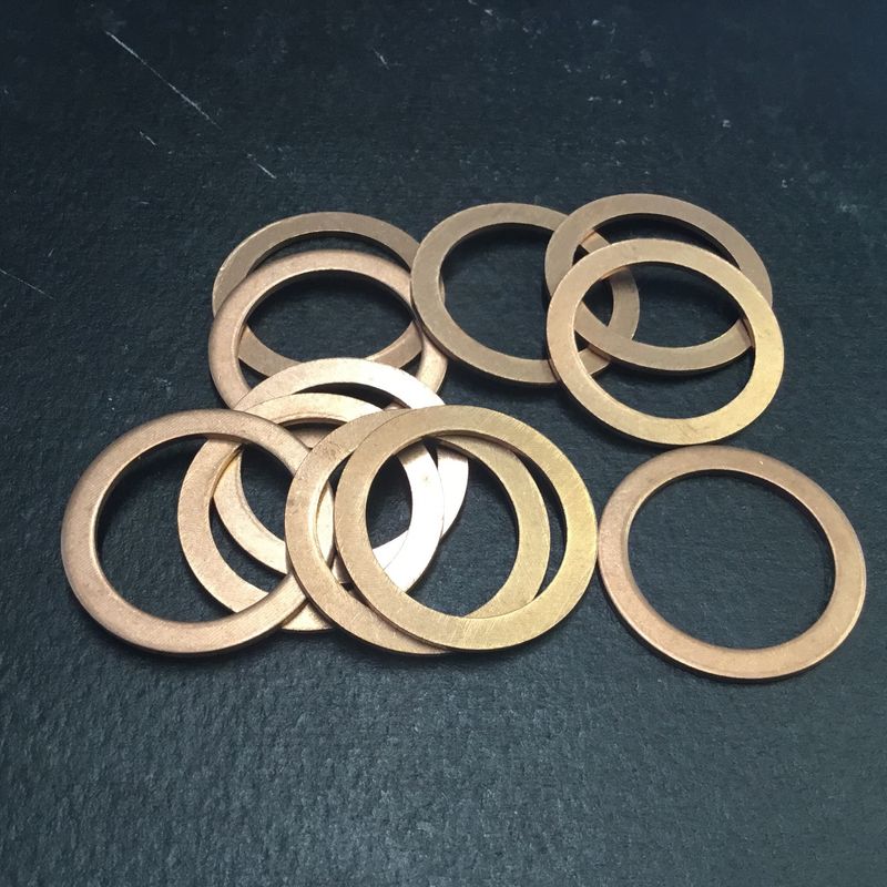 50- 11.6mm O/D X 8.2mm I/D X 1.5mm Thk, 40- 11.1mm O/D X 6mm I/D X 1.2mm Thk, 10- 11.3mm O/D X 6.1mm I/ D X 1.2mm Thk