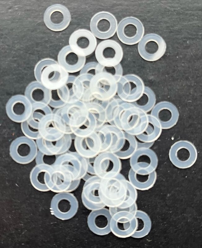 7mm O/D X 3.7mm I/D X 0.5mm Thk 7mm O/D X 3.7mm I/D X 0.5mm Thk