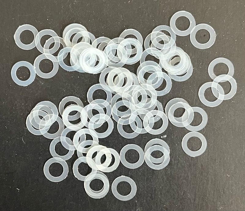 9.5mm O/D X 5.5mm I/D X 0.25mm Thk 9.5mm O/D X 5.5mm I/D X 0.25mm Thk