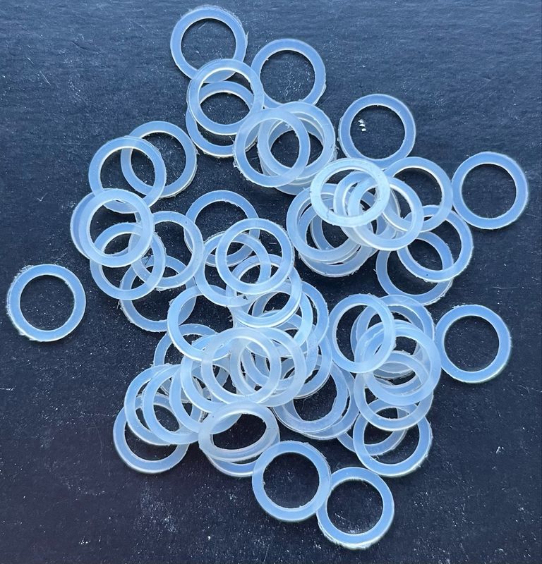 12.4mm O/D X 9.1mm I/D X 1mm Thk 12.4mm O/D X 9.1mm I/D X 1mm Thk