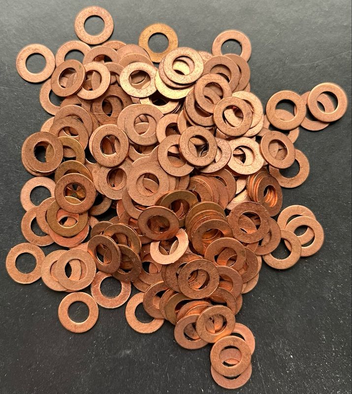 12mm O/D X 6.6mm I/D X 0.7mm Thk 12mm O/D X 6.6mm I/D X 0.7mm Thk