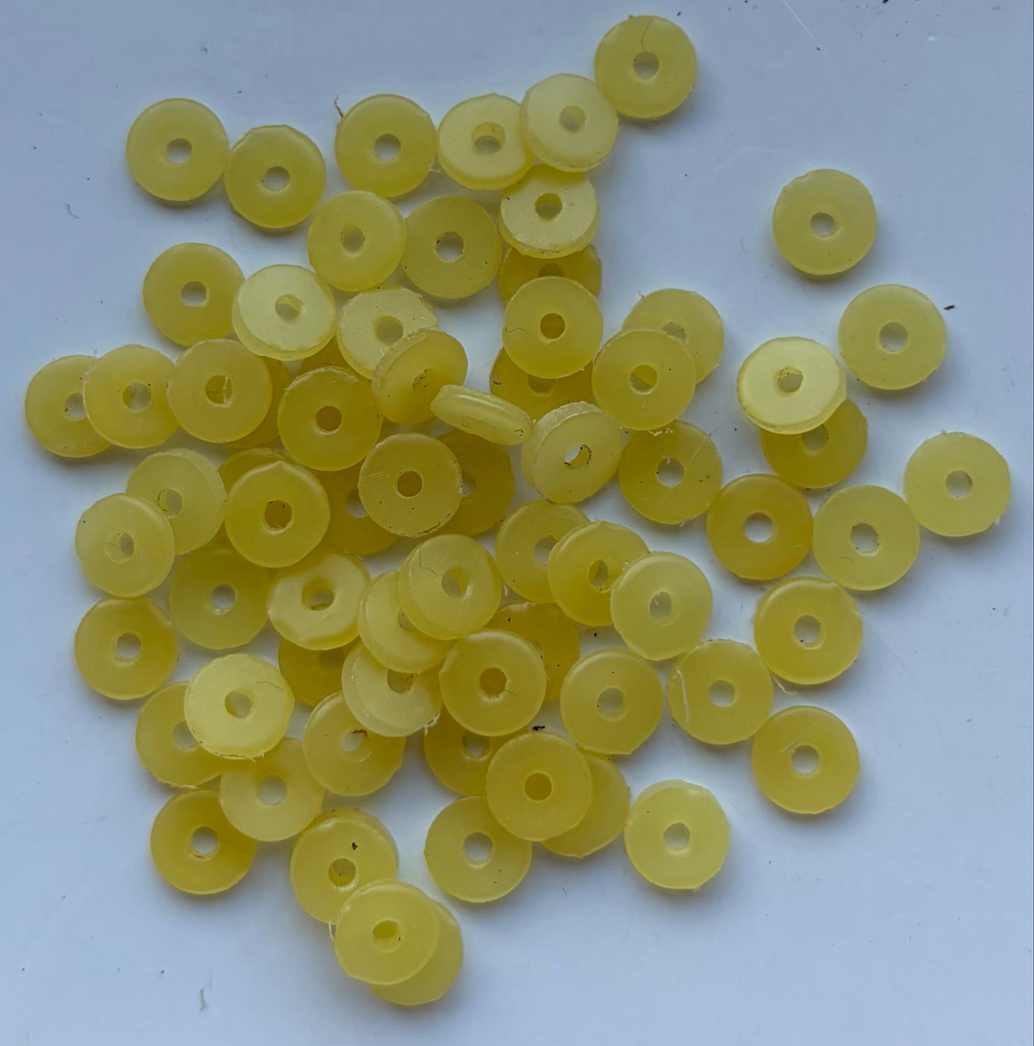 Beige 7.1mm O/D X 1.8mm I/D X 1.5mm Thk Beige 7.1mm O/D X 1.8mm I/D X 1.5mm Thk
