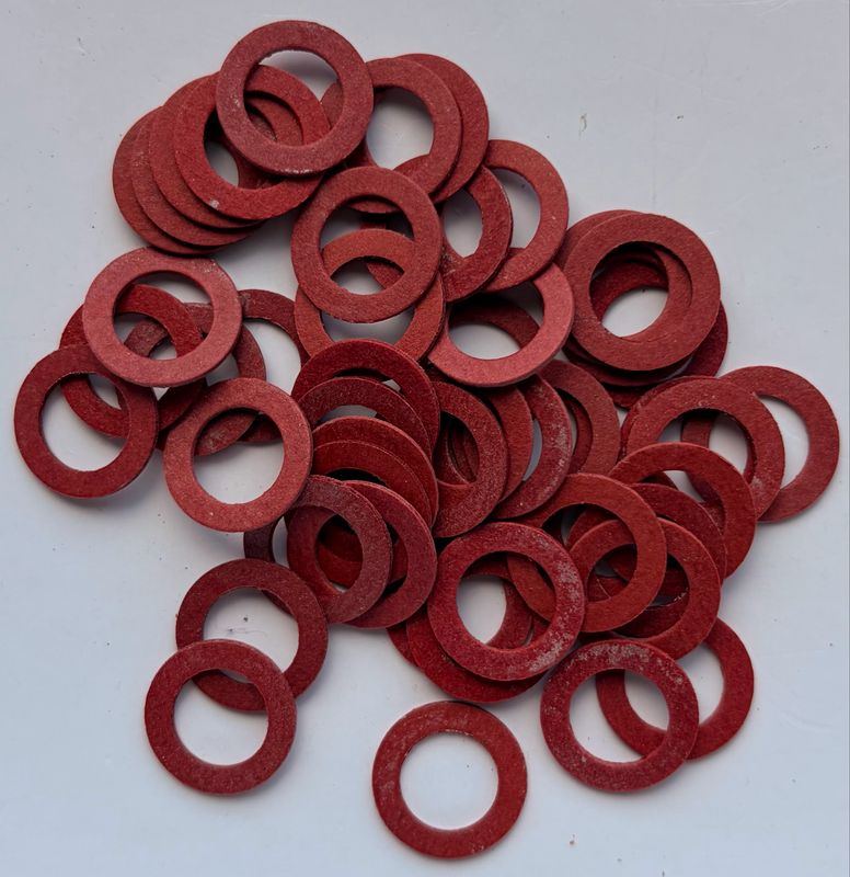 1/8 1/8" BSP Red Fibre Washer