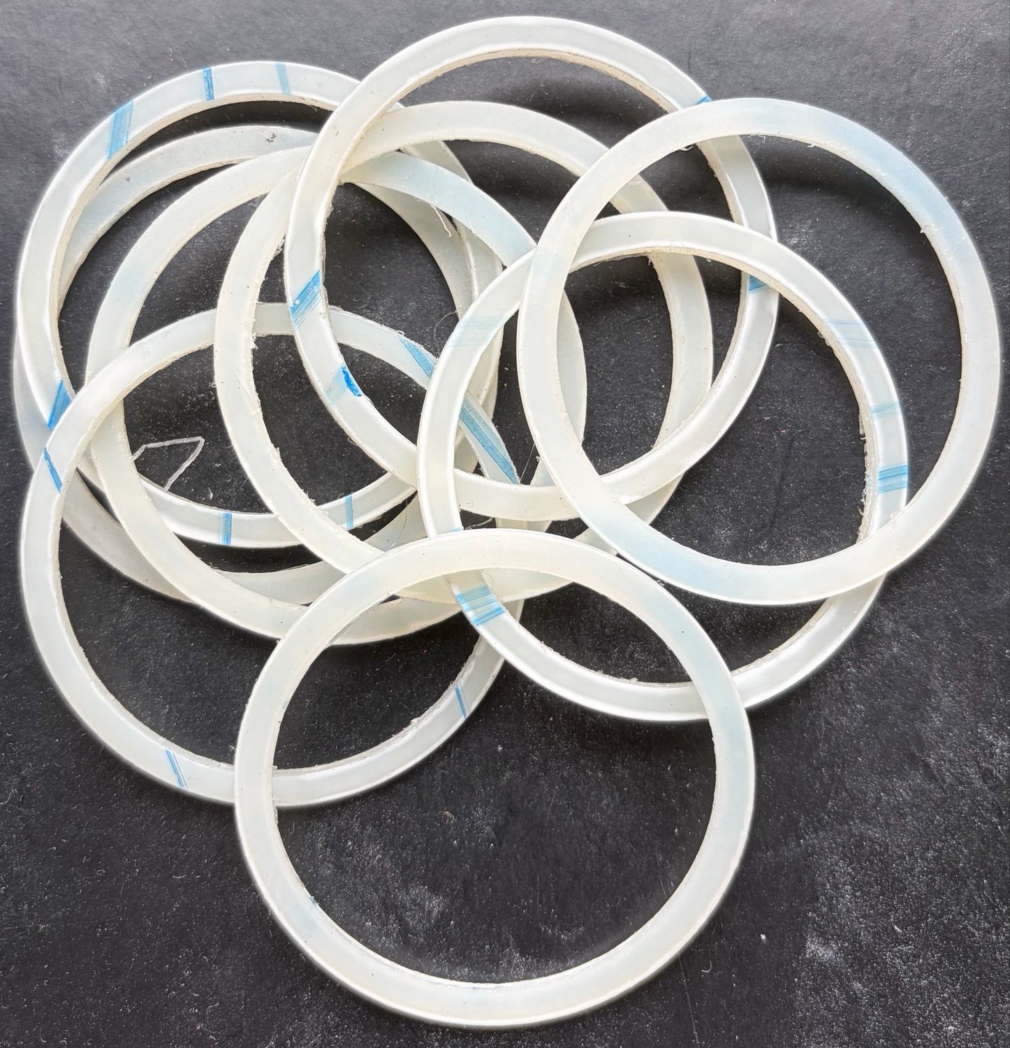 58.4mm O/D X 50.4mm I/D X 2.2mm Thk