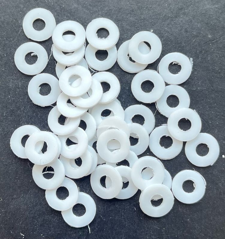 6.1mm O/D X 3.6mm I/D X 0.5mm Thk 6.1mm O/D X 3.6mm I/D X 0.5mm Thk