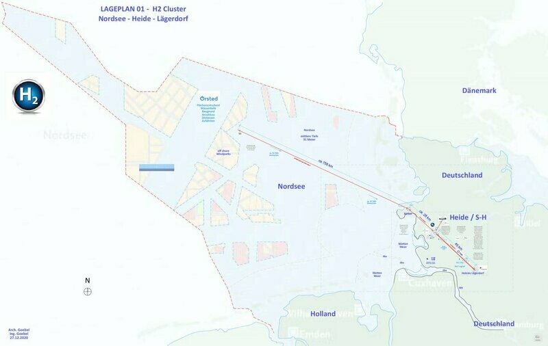 CAAD-Planung / CAAD Plans for GDF, H2 and Industrial Complex >>> funktioniert für öffentl.  Grossprojekte