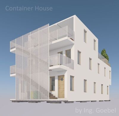 Lizenz für Container Büro für Bauleiter