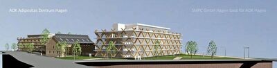 Adipositas Zentrum der Kranken-Kassen - in Hagen auf Gut N-H - Entwurf mit Dr. Schmidt-Hansen - 2 Entwurfsverfasser Adipositas Zentrum der Kranken-Kassen - in Hagen auf Gut N-H - Entwurf mit Dr. Schmidt-Hansen - 2 Entwurfsverfasser