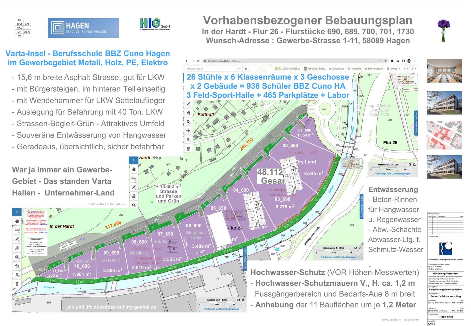 BBZ HA Cuno Berufs-Schule in Hagen - Ersatz-Neubau - START BBZ HA Cuno Berufs-Schule in Hagen - Ersatz-Neubau - START
