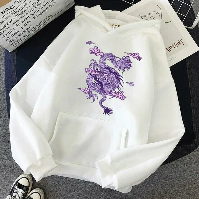 Hoodie dragon oversize