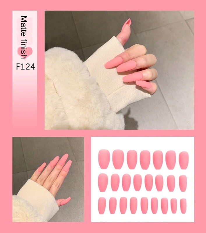 Faux ongles avec colle 24PCS