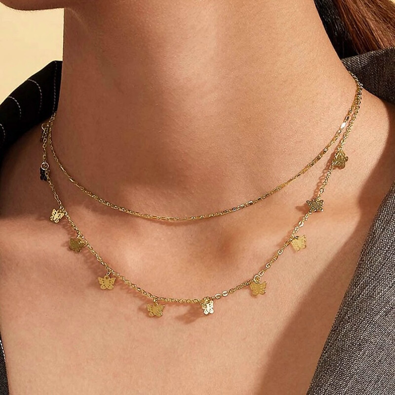 Collier papillon