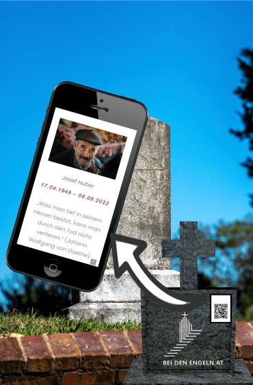 Basispaket: QR-Erinnerungstafel "Aluminium"
