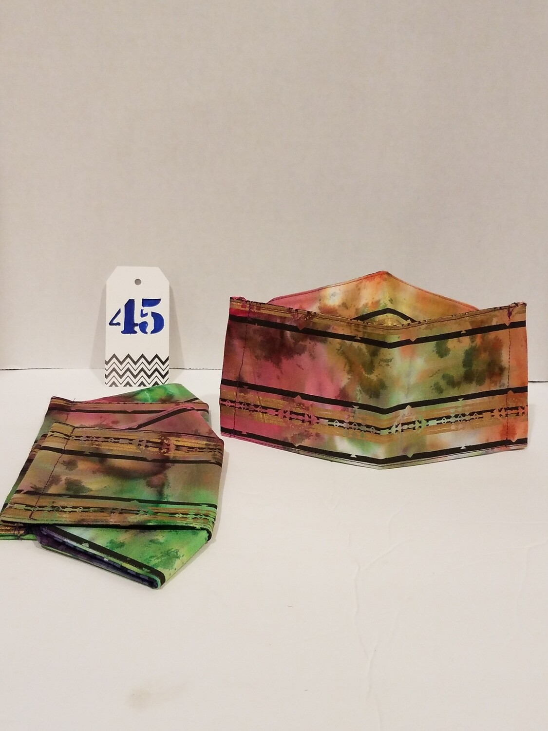 Violet/Gold/Green Global - 3D Face Mask