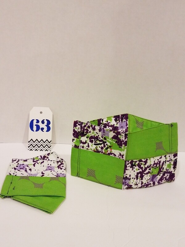 Global Lime/Purple -3D Face Mask
