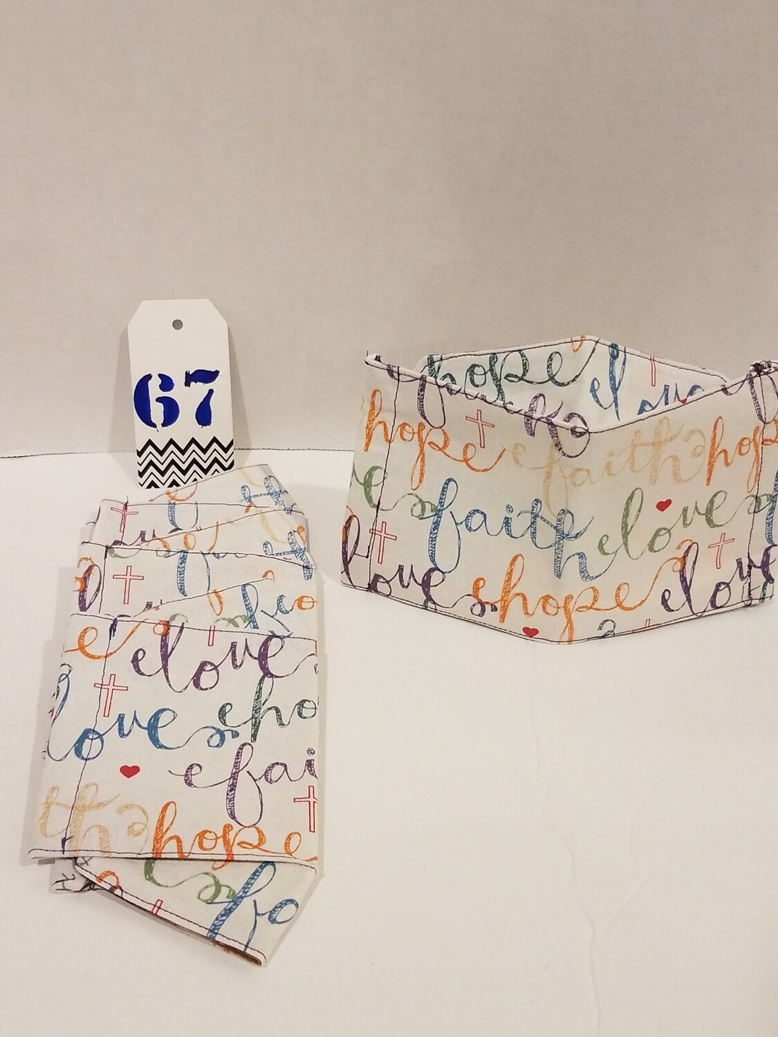 Love/Hope Inspiration -3D Face Mask