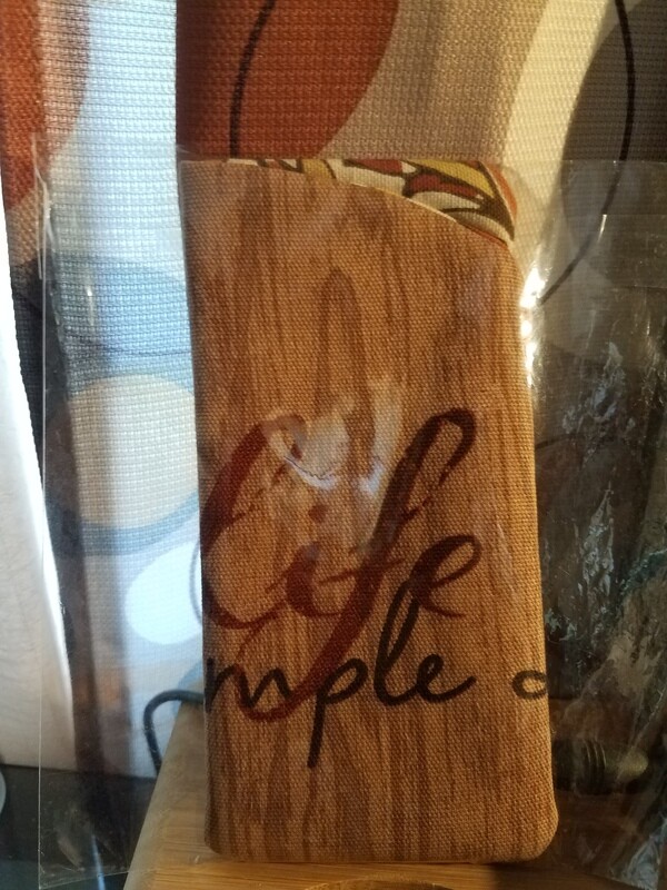 Brown w/&quot;Life&quot; printed