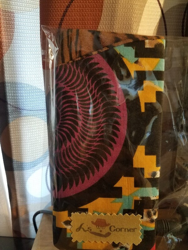 Turquoise/Purple/Mustard/Leopard Print Case