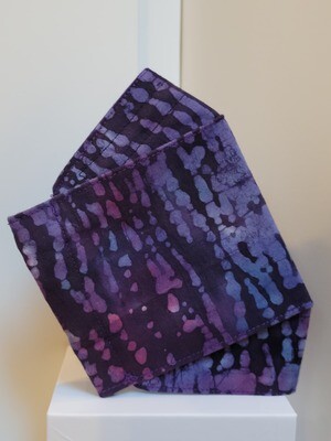 Tye-Dye Purple 3D Face Mask