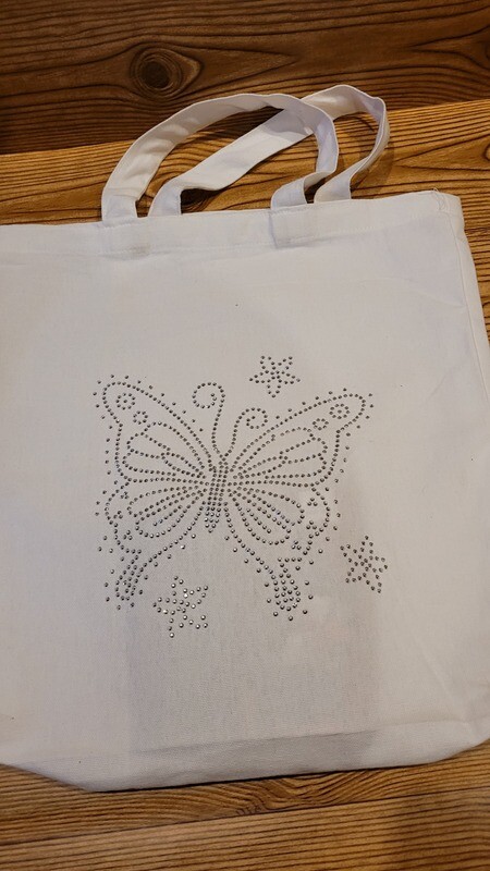 Butterfly Sparkle Tote Bag