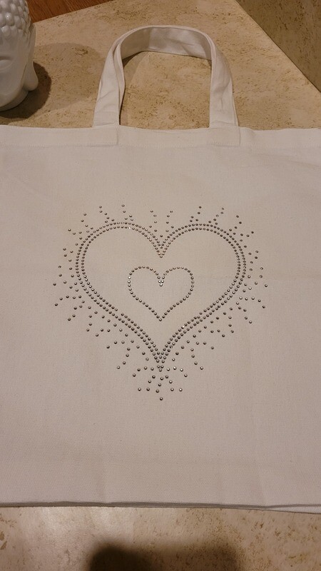My Heart Bling Tote Bag
