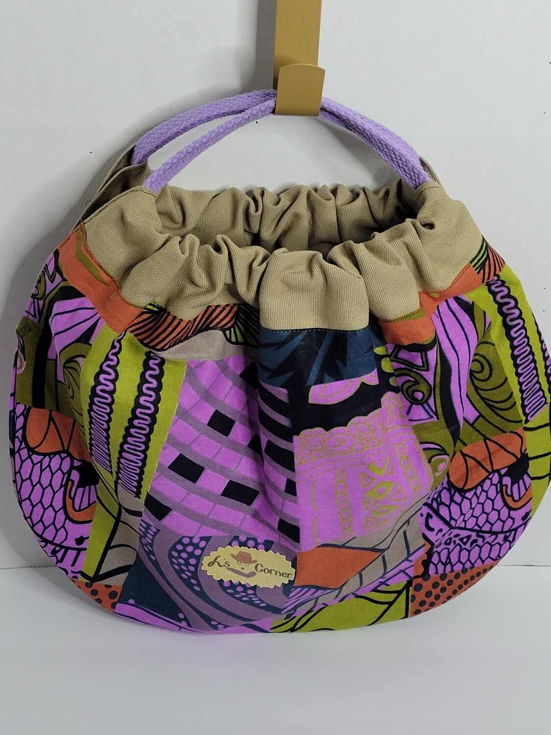 African Abstract Grab N Go Granny Bag