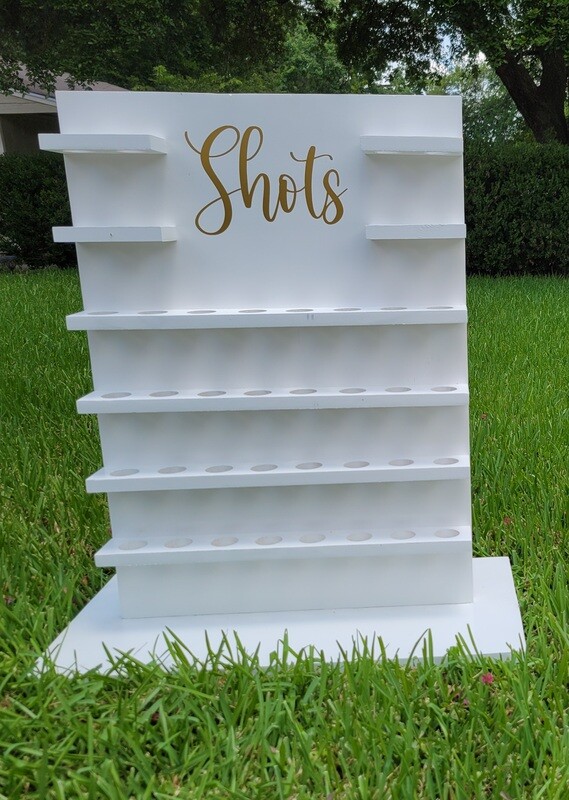 40 Shots - Shot Glass Wall