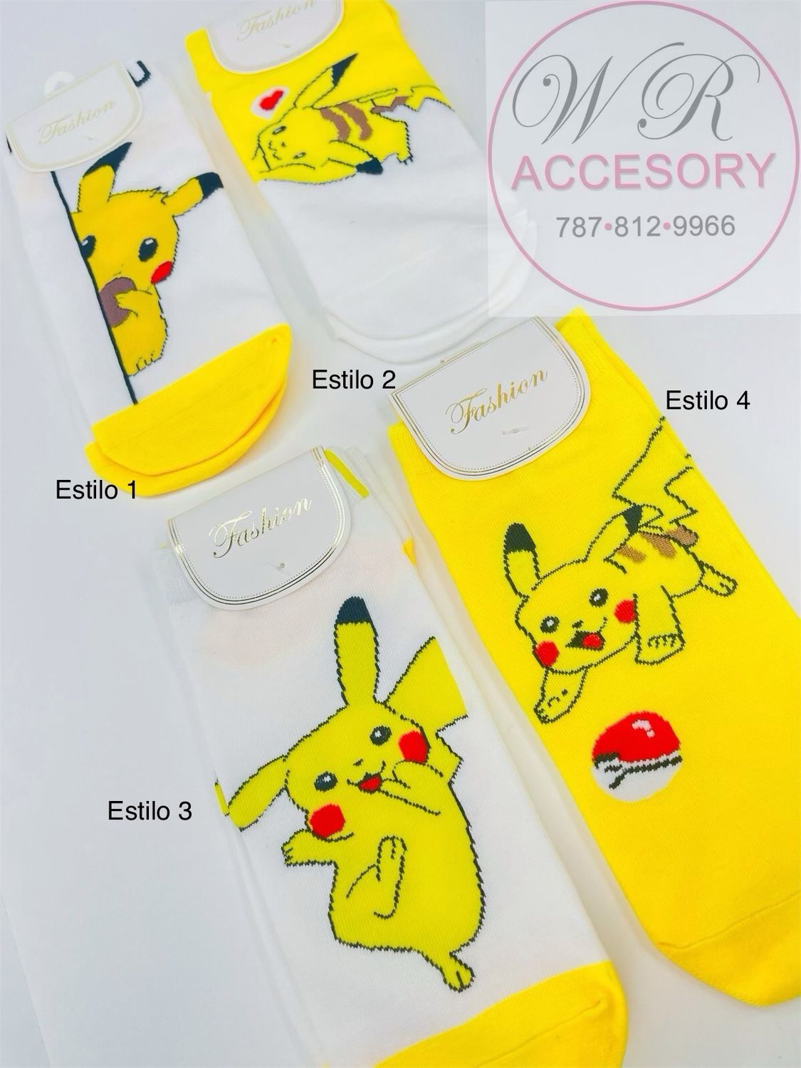 KNV-5901 Medias de pikachu